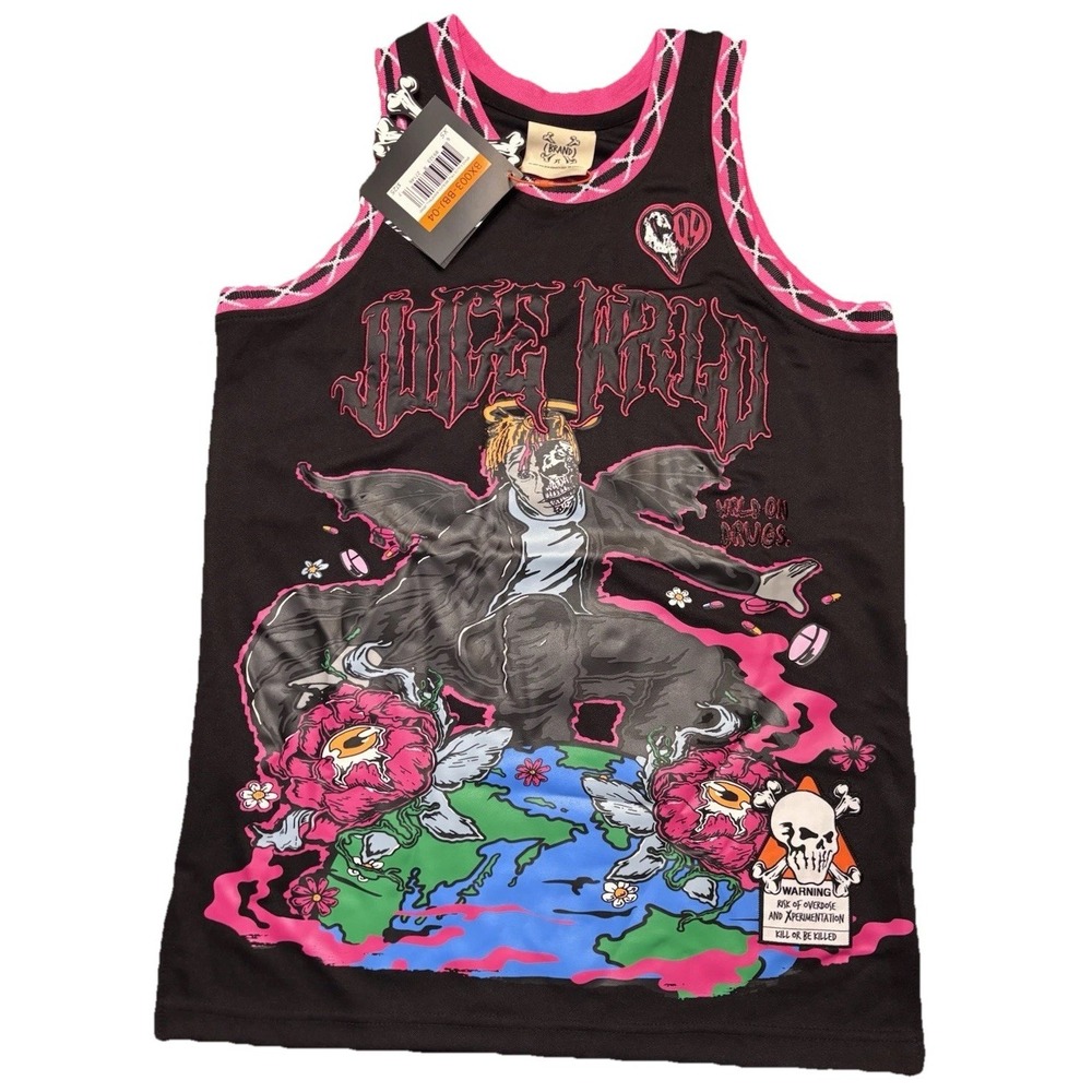 Men's Brand X Juice Wrld Basketball Jersey‎ 999 Size XS NWT